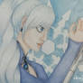 WATERCOLOR SPEEDPAINT | Weiss Schnee | RWBY |