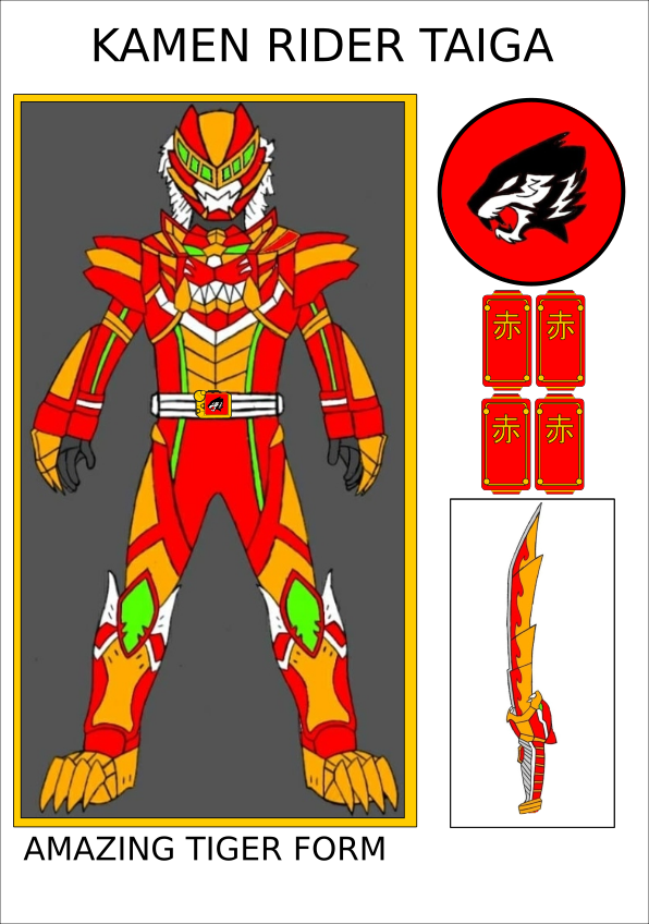 Kamen Rider Amazing Tiger Form by Rizky2706 on DeviantArt