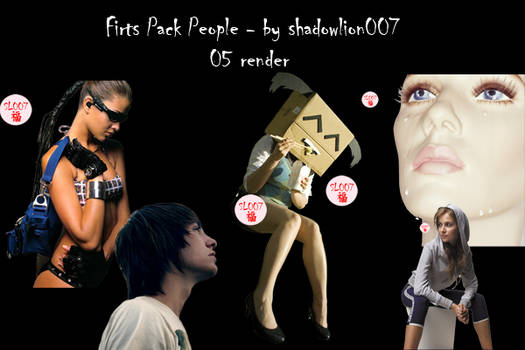 Pack1 render people - by SL007