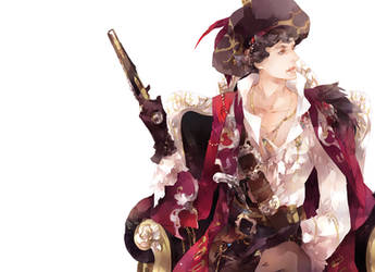 Pirate!Sherlock Wallpaper