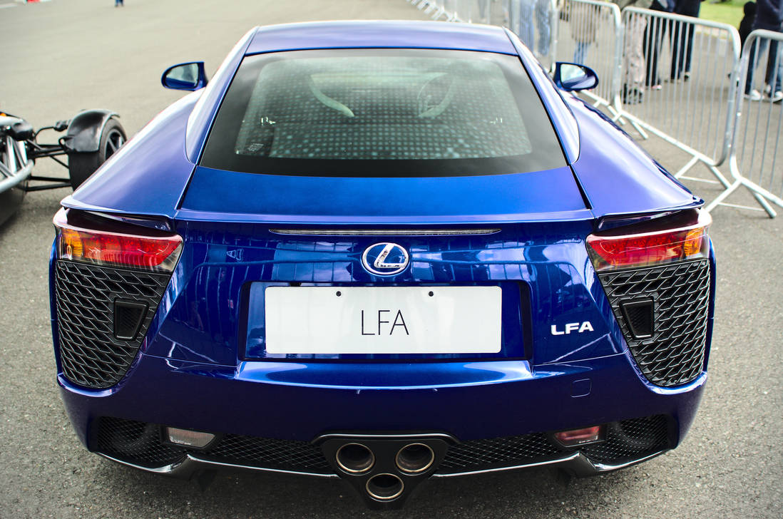 Lexus LFA, rear by FurLined on DeviantArt