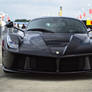 LaFerrari, black, front