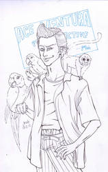 Ace Ventura Lineart