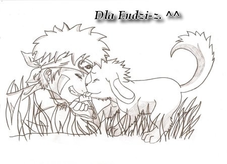 Kiba and Akamaru for Endzi-z.