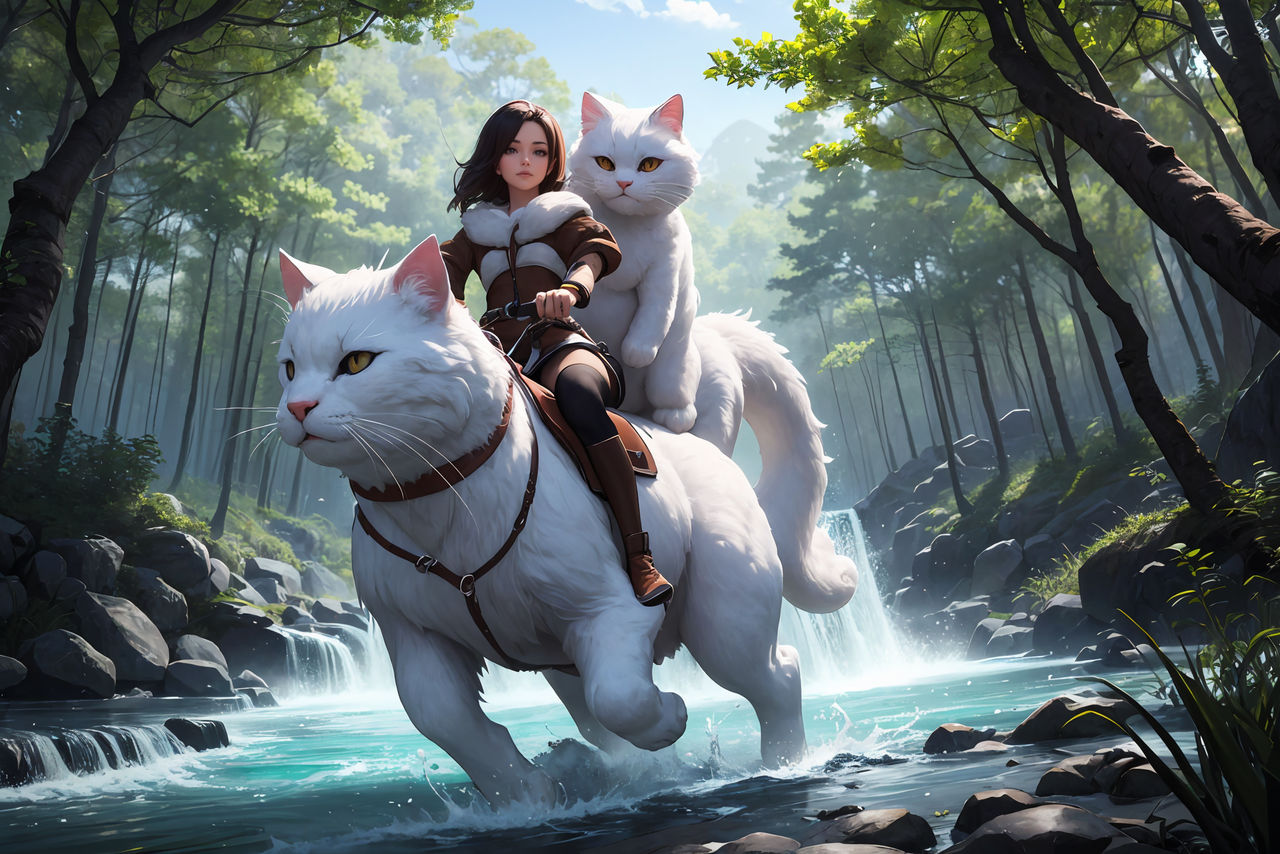 Cat Rider by CunningStuntDA on DeviantArt