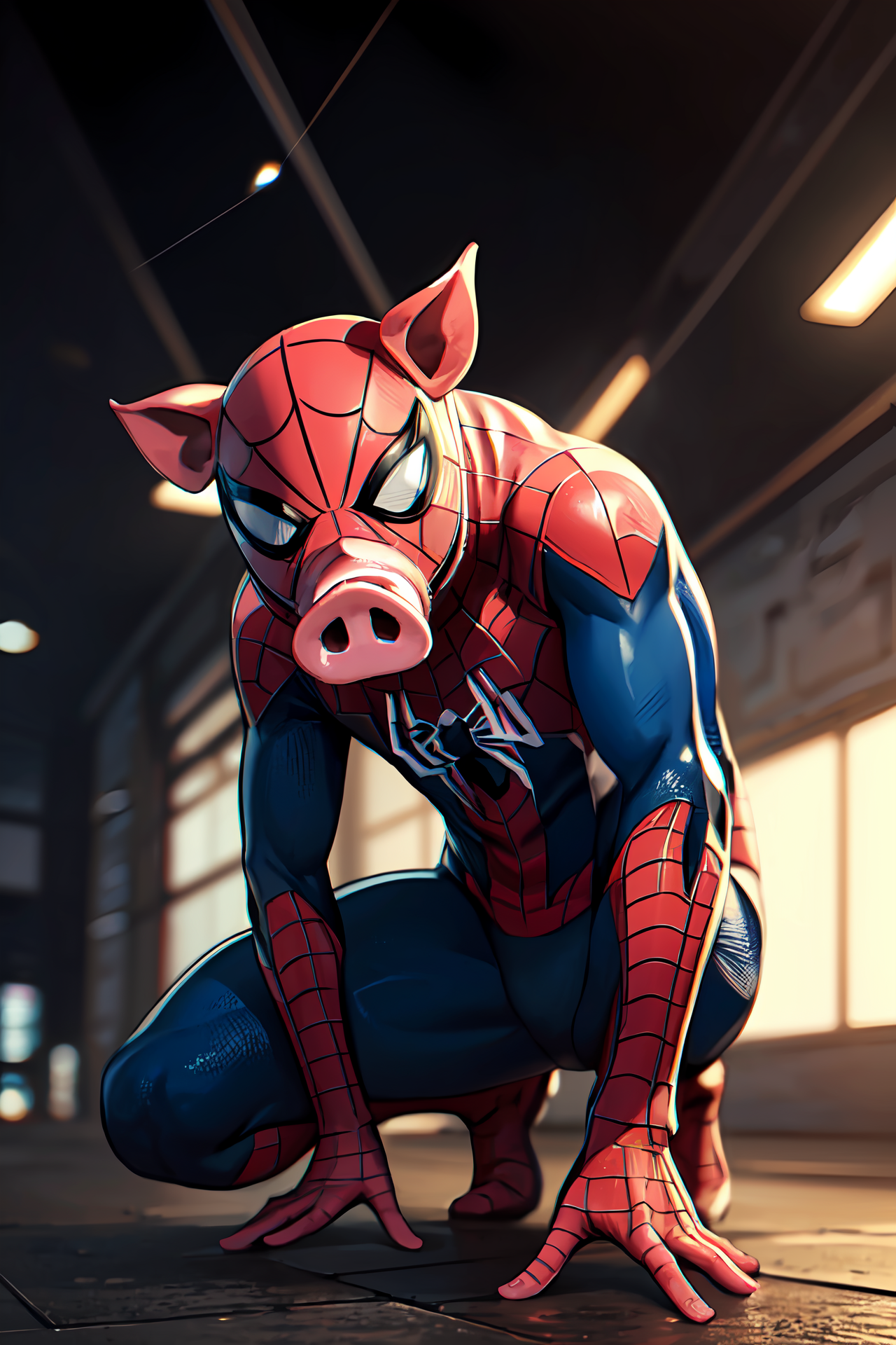 Spoderpig Does Whatever A SpiderPig Does by CunningStuntDA on DeviantArt