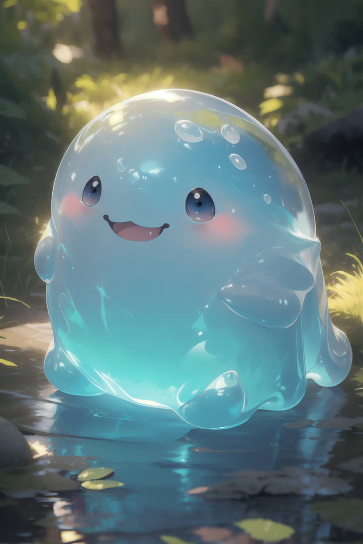 Cute Little Slime Monster by CunningStuntDA on DeviantArt