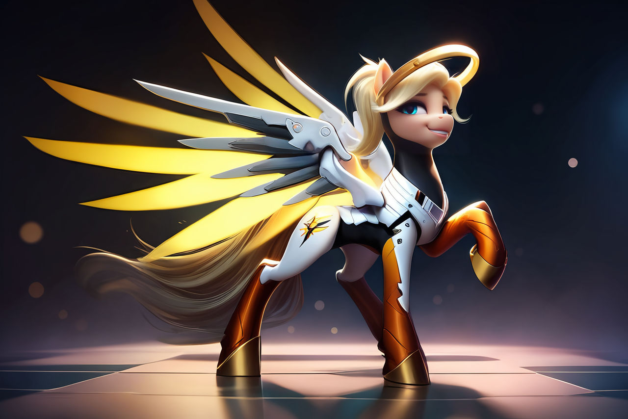 Mercy Mlp Mercy (pony crossover) by CunningStuntDA on DeviantArt