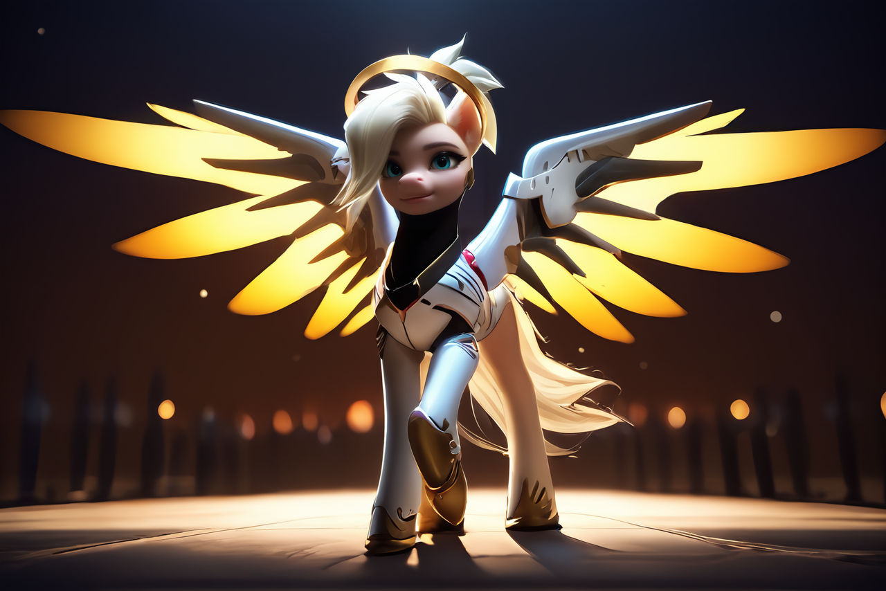 Mercy Mlp Mercy (pony crossover) by CunningStuntDA on DeviantArt