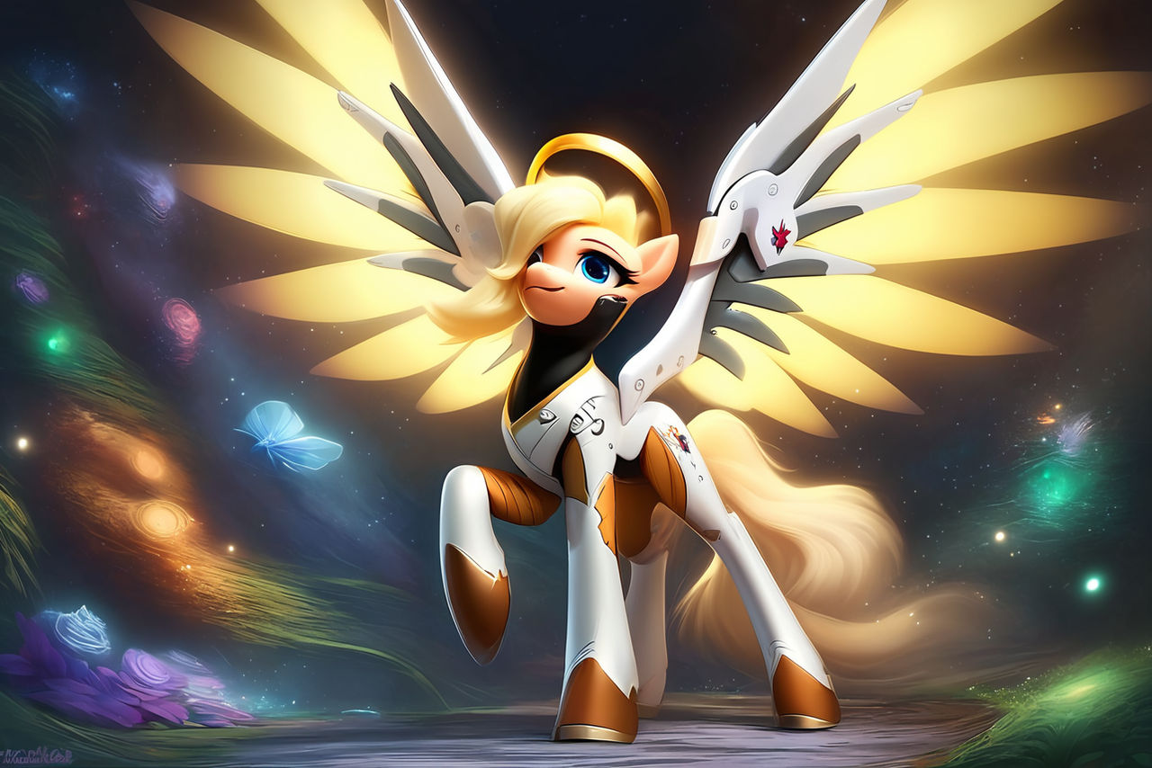 Mercy Mlp Mercy (pony crossover) by CunningStuntDA on DeviantArt