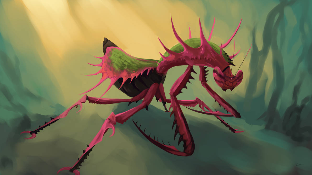 Mants Deviantart Needle mantis by RGa14752ken on DeviantArt