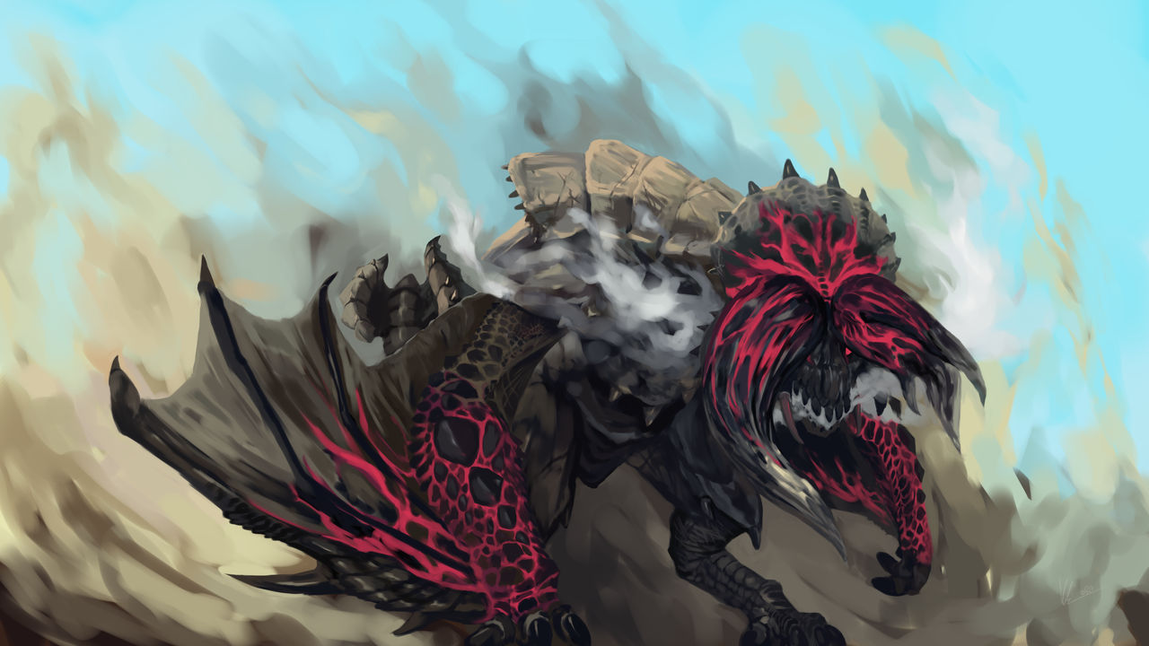 Diablos - Monster Hunter Fanart by Lord-Lavrahtheen on DeviantArt