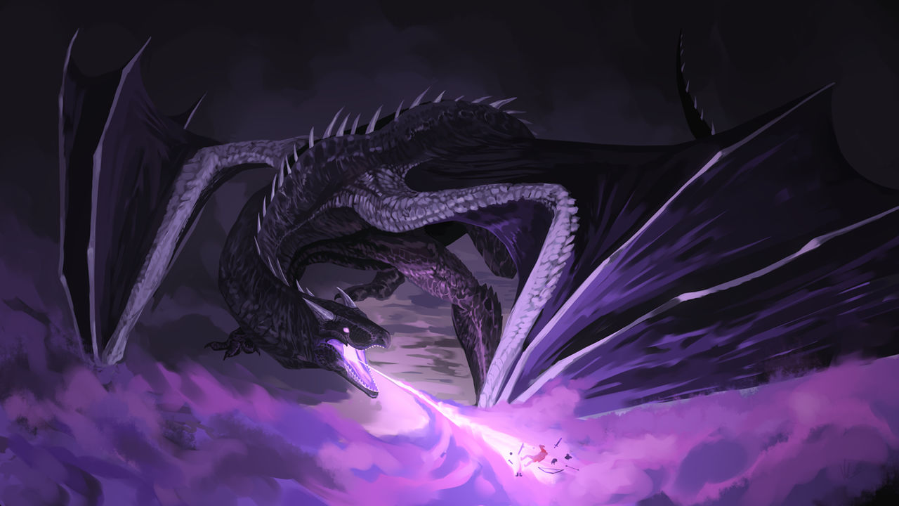 Ender Dragon as Imagine - OC : r/Minecraft