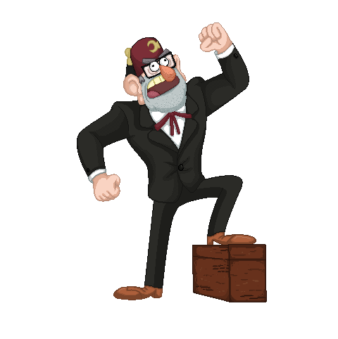 Grunkle Stan Pixel Art