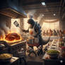 Godzilla is throwing a Kaiju Thanksgiving Dinner