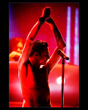 Dave Gahan in Red