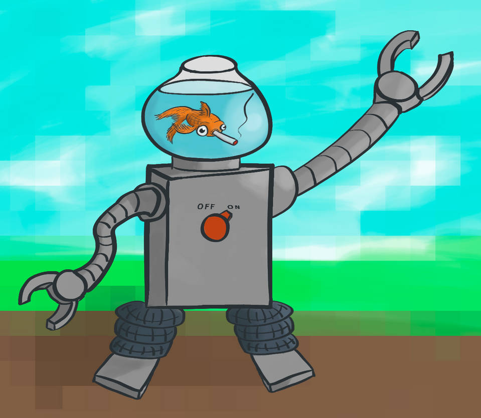 Fishbot by LEADERespada on DeviantArt