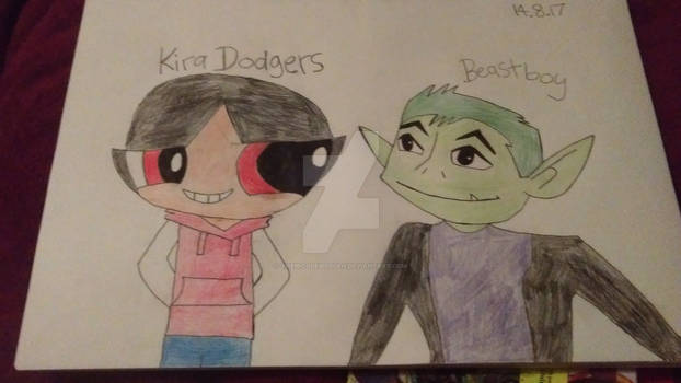 Beast Boy and Kira Dodgers