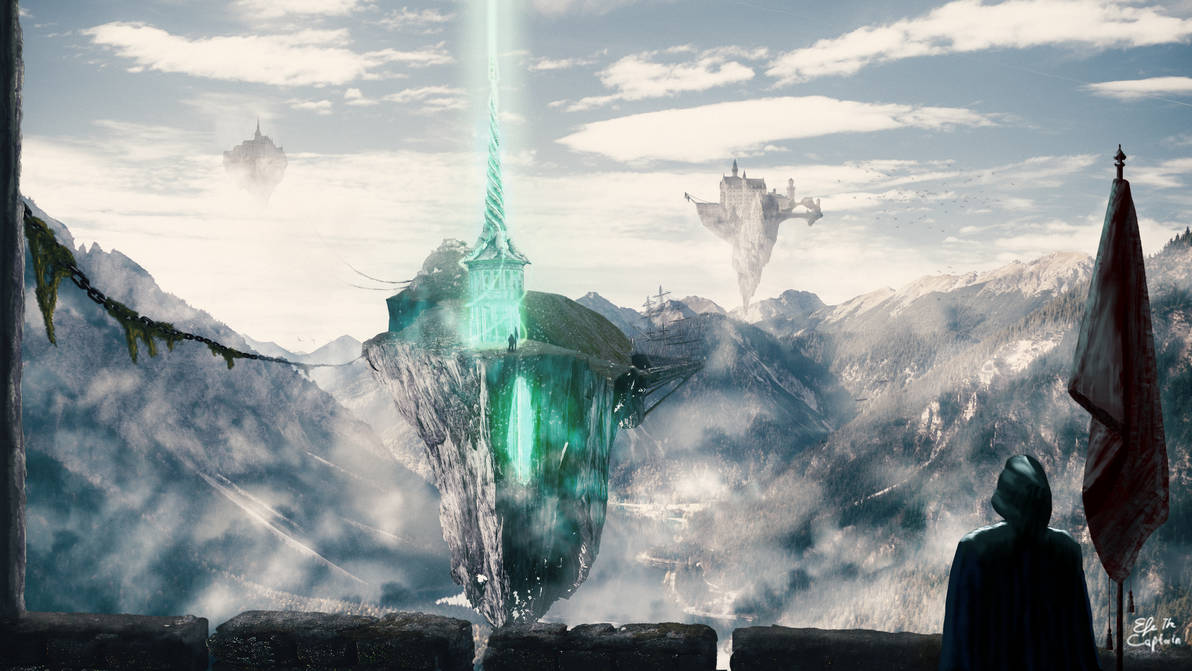 Floating Magic Stone Floating Islands and Magic Crystal by EfeTheCaptain on DeviantArt