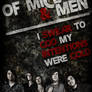Of Mice and Men Band Poster