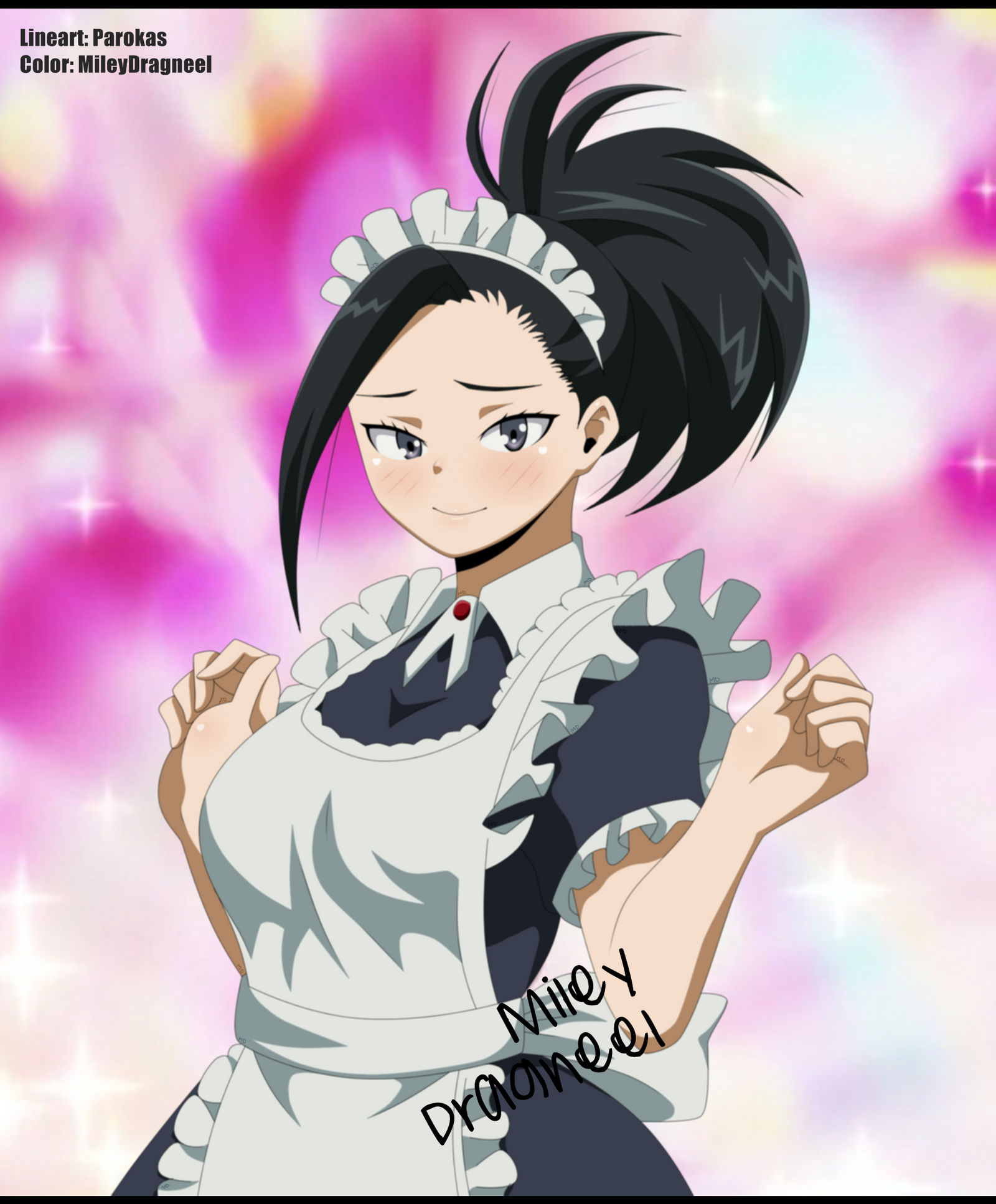 Yaoyorozu Momo by MileyDragneelVE on DeviantArt
