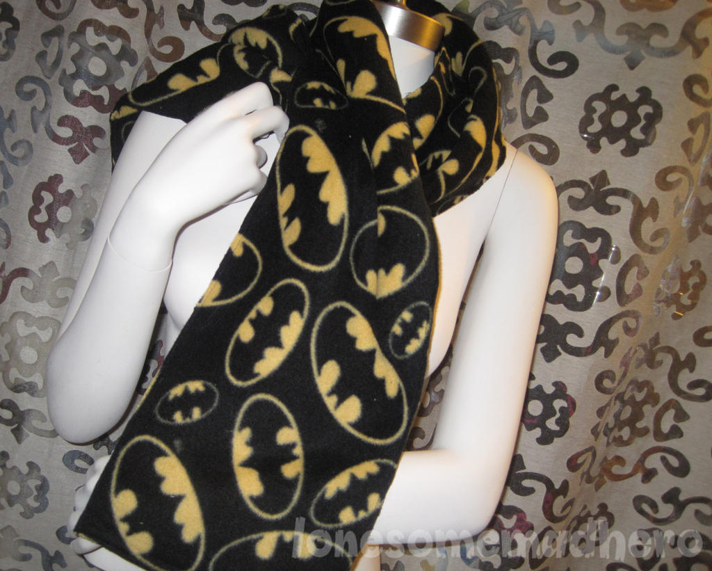 batman fleece scarf