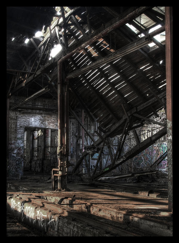 fallen roof
