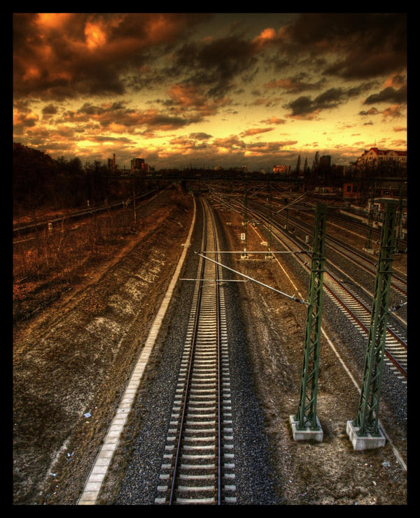 empty track