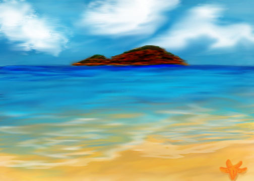 Island in the Sun :speed painting: