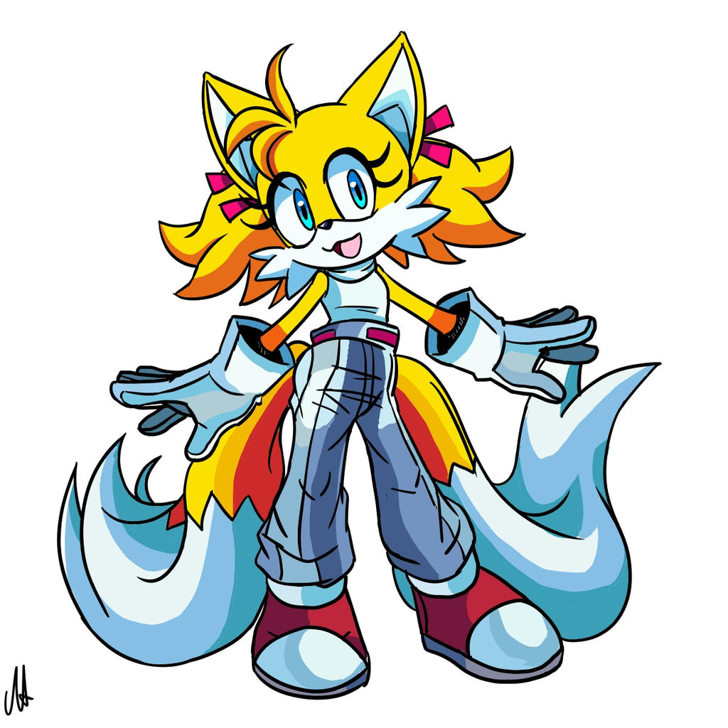Tails mujer | Tails GB by MARCOHA on DeviantArt