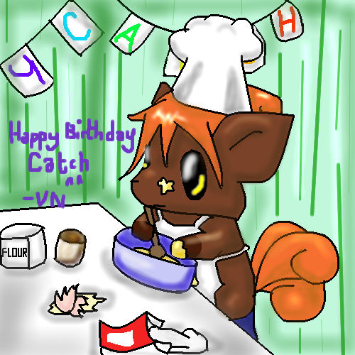 Vulpix Bday Birthday Present for Catch by Vulpix-Noodles on DeviantArt