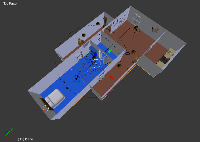 Fnaf 1 Map For Blender - Download Free 3D model by Spinofan10