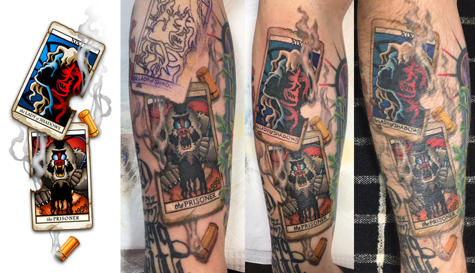 Dark Tower Tattoo Progression III