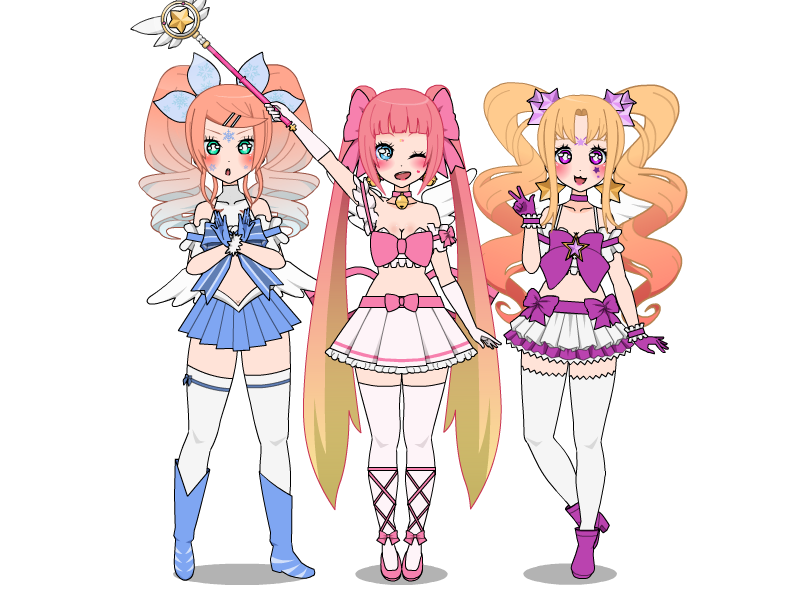 Magic Girls by Noemi-Tanaka53 on DeviantArt
