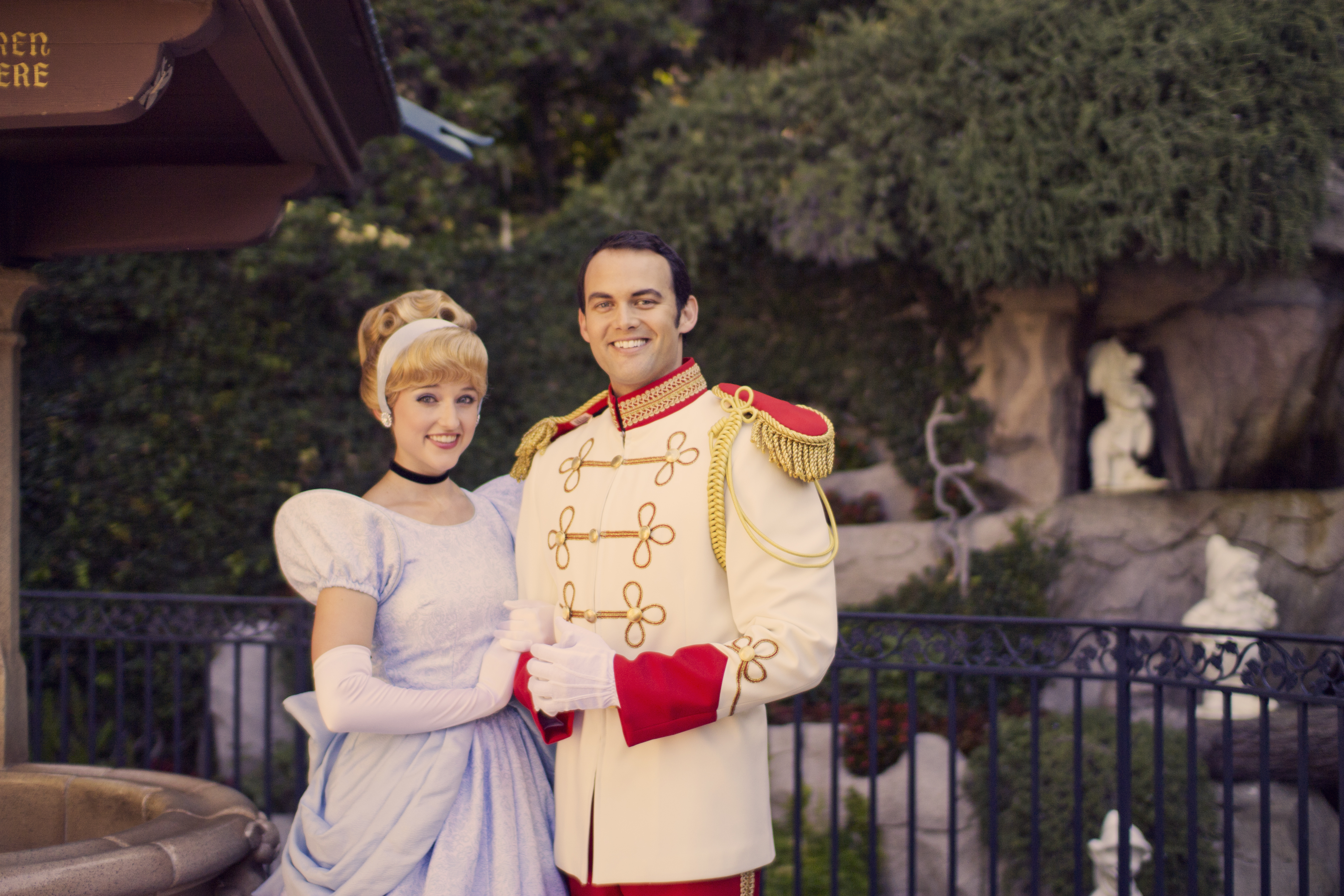 Cinderella and Prince Charming.