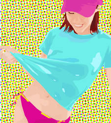 Girl. 1st Vector