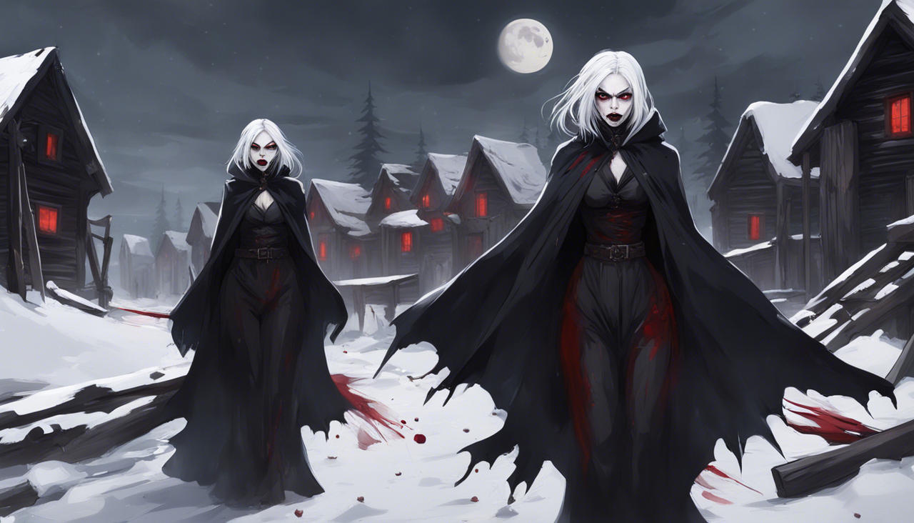 Vampire Sisters After A Hunt By Aria360 On DeviantArt vampire-sisters-after-a-hunt-by-aria360-on-deviantart