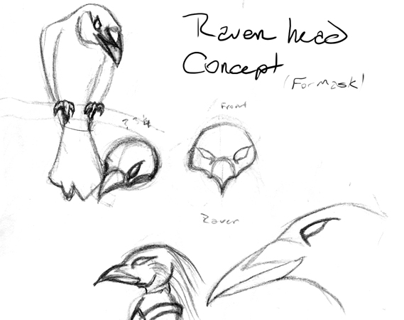 Raven Head Reference by sundown on DeviantArt