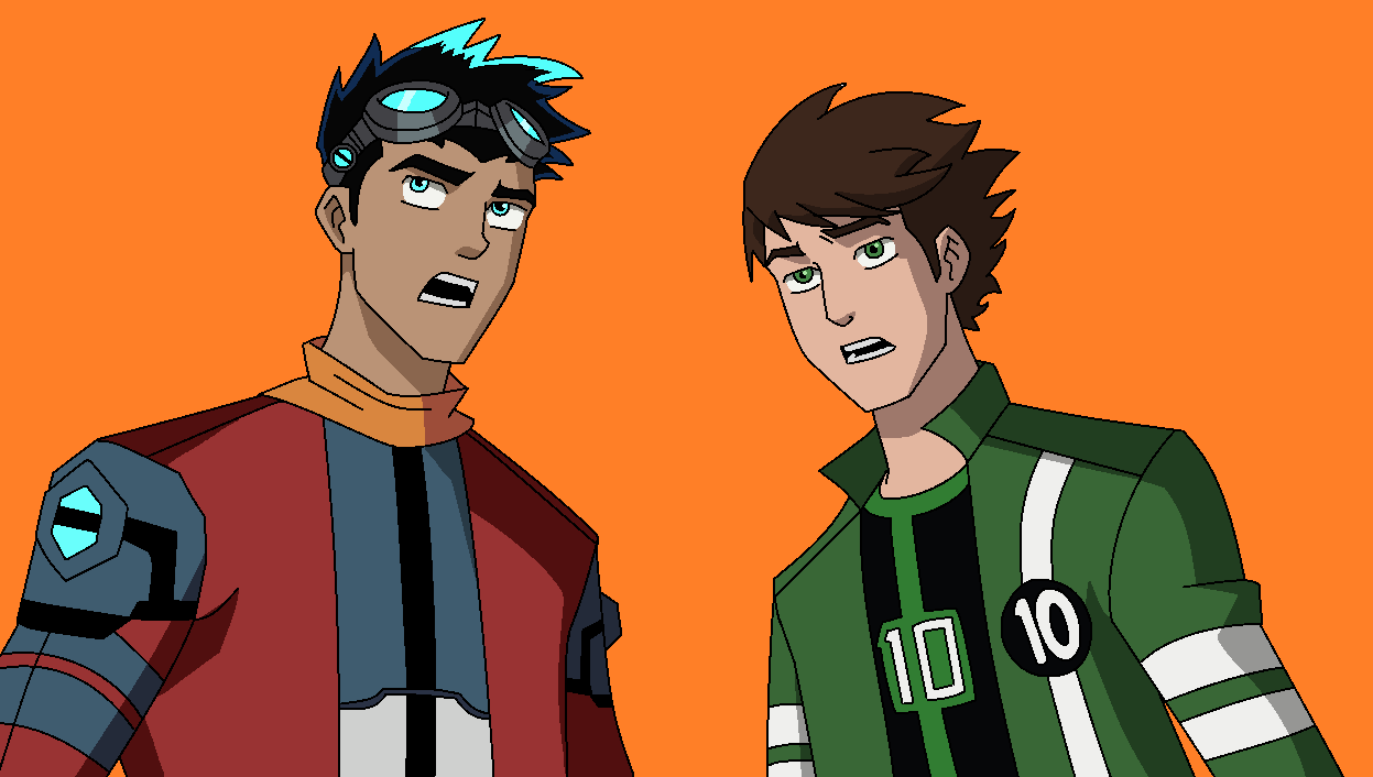 Ben OV no estilo clássico  Ben 10, Mutante rex, Herói