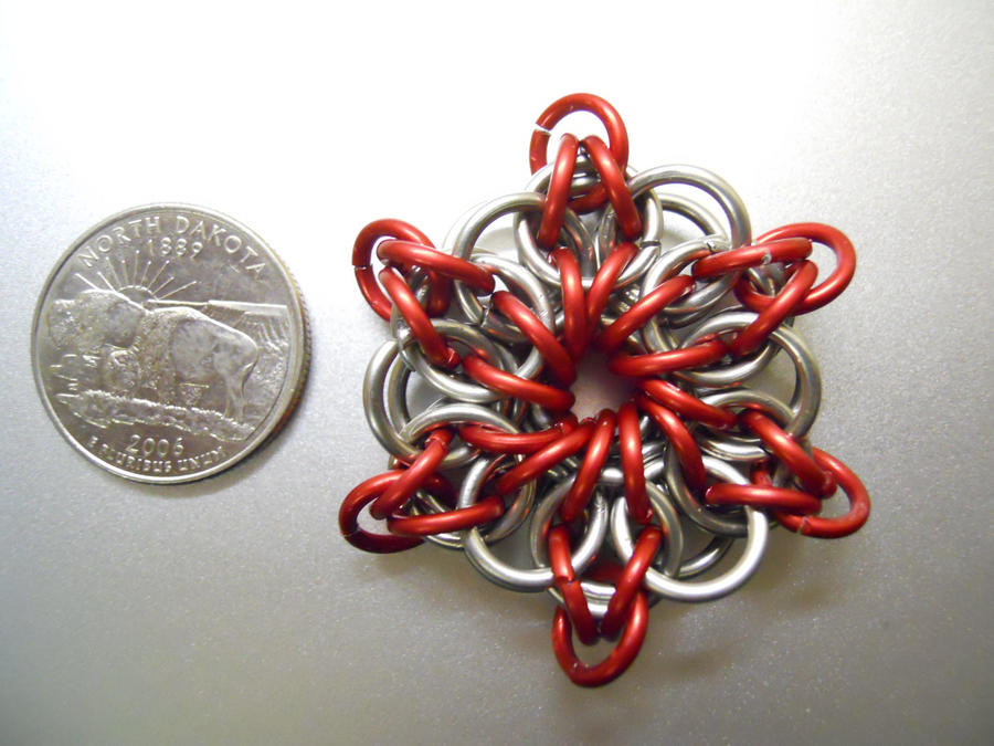 Chainmail Flower by pillsburydeadboy on DeviantArt