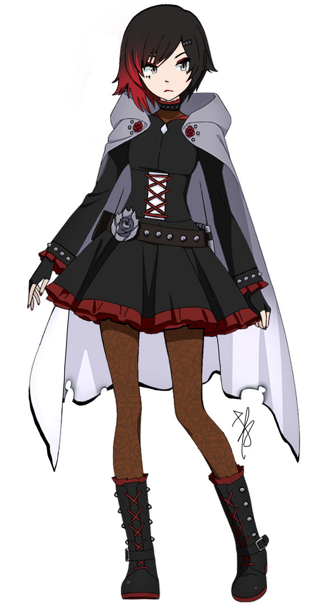 Ruby Rose Rwby Pattern RWBY AU - Ruby rose by MoodlesOfNoodles on DeviantArt