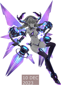 Chaos Purple Heart Smug Petrified