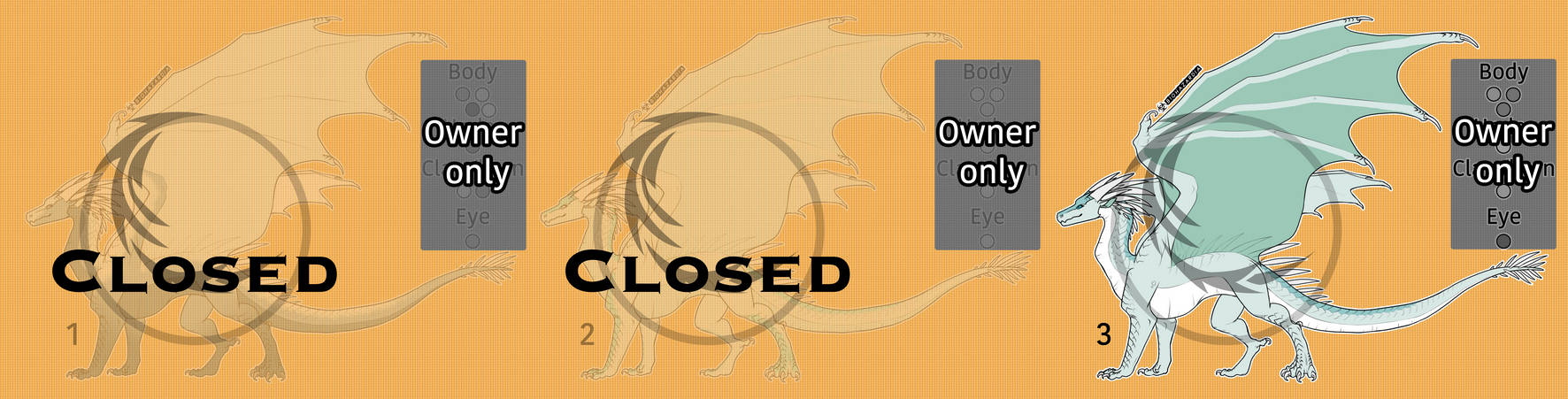 Wing of Fire Icewing Adopts [1/3 Open]