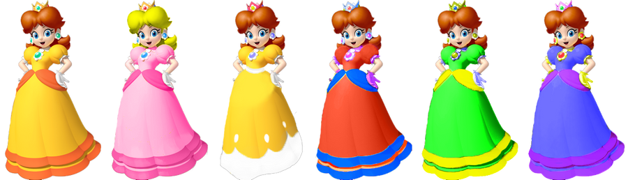 Ssb Color Daisy SSB4 Daisy Palettes (My Take) by PichuThePokemon on DeviantArt
