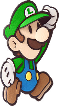 Luigi in Paper Mario: Sticker Star