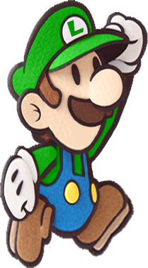 Luigi in Paper Mario: Sticker Star