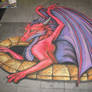 Chalk Art - First attempt at 3D chalk art