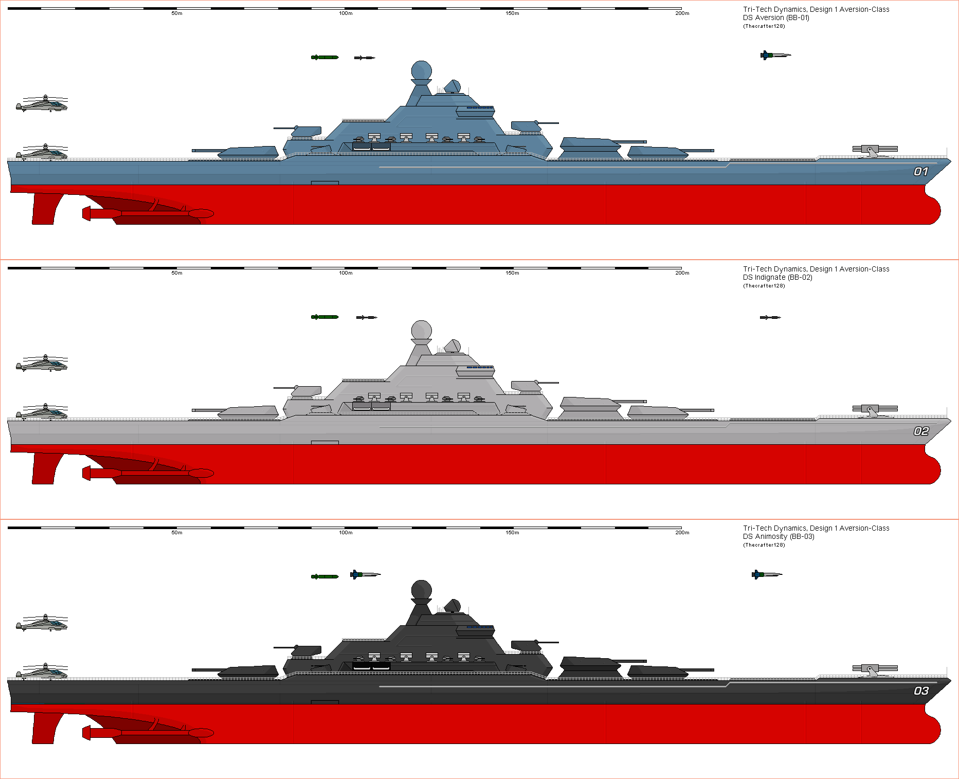Aversion Design Design 1 Aversion-Class Battleship by Thecrafter128 on DeviantArt
