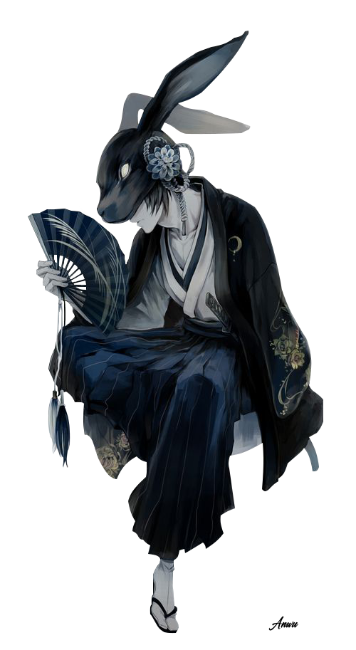 Kimono Rabbit Boy Render by Anwuzhi on DeviantArt