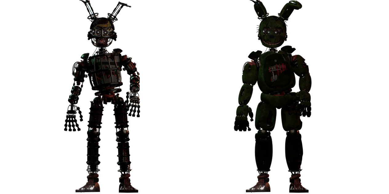 Spring Trap Beta Design springtrap V1 finish by LY66613 on DeviantArt